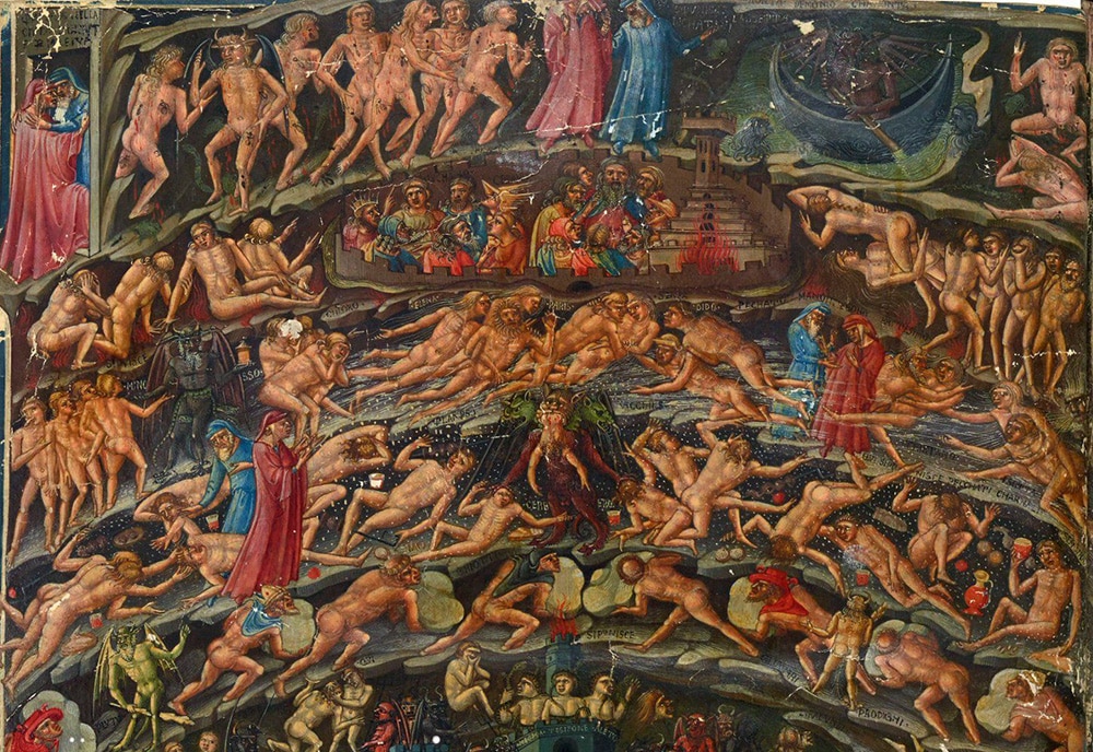 Imagens do Inferno de Dante Alighieri